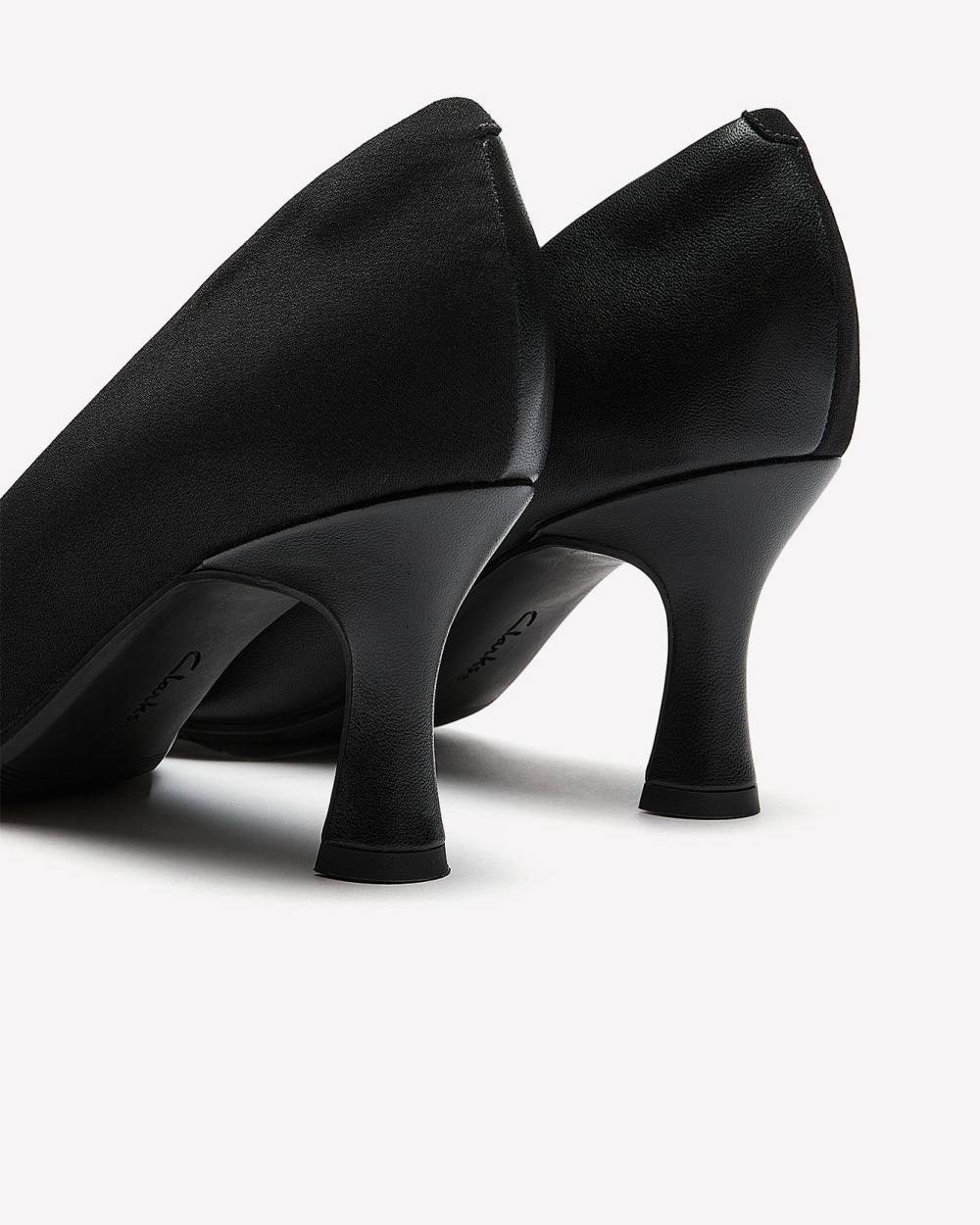 Escarpin noir Kataleyna Rose pied large Clarks Penningtons