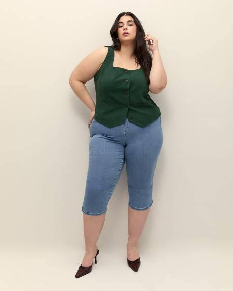 Capri en denim, coupe ingénieuse, tissu responsable - d/C Jeans