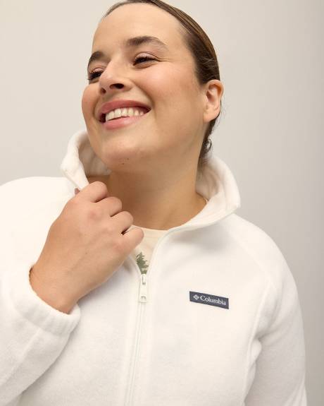 White Fleece Full-Zip Jacket - Columbia