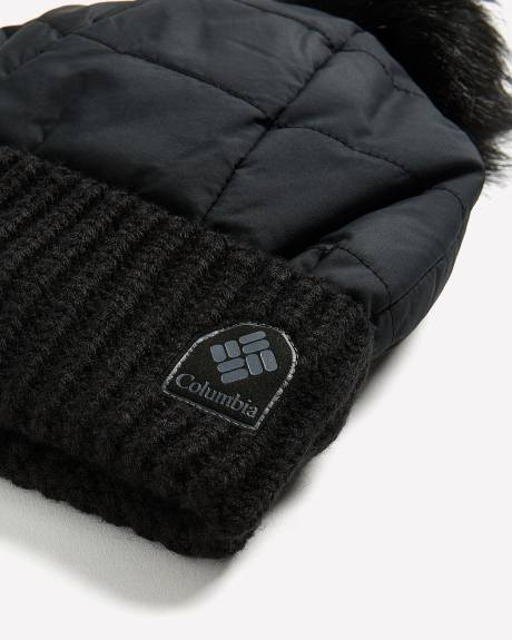 Snow Diva Pompom Beanie - Columbia