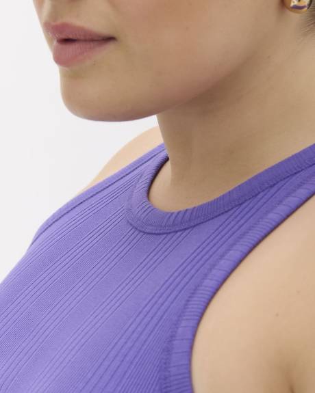 Camisole côtelée à encolure licou - Addition Elle - Essentiels PENN.