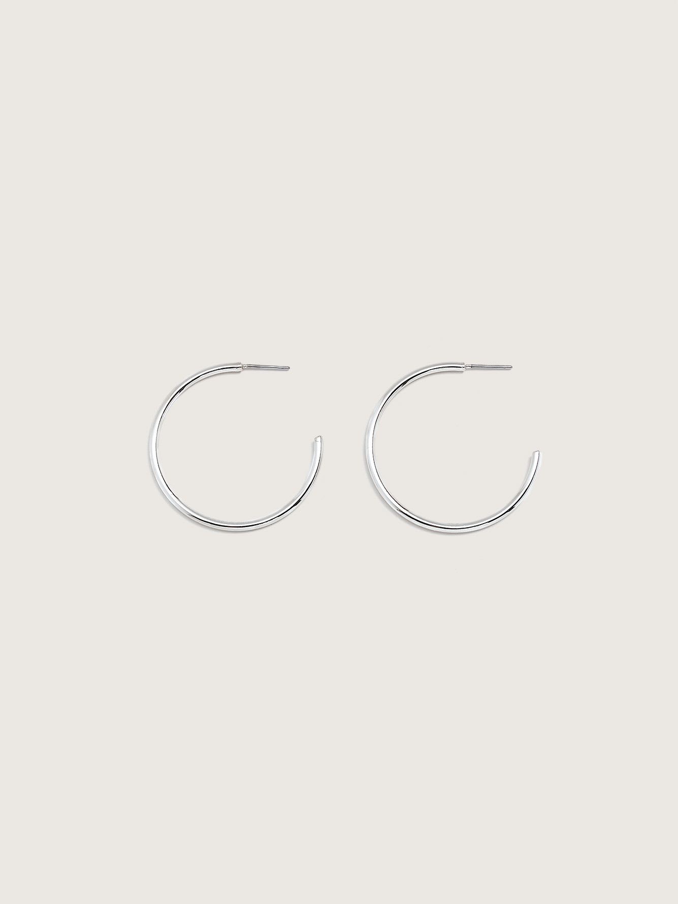 Large Classic Hoop Earrings - Addition Elle | Penningtons