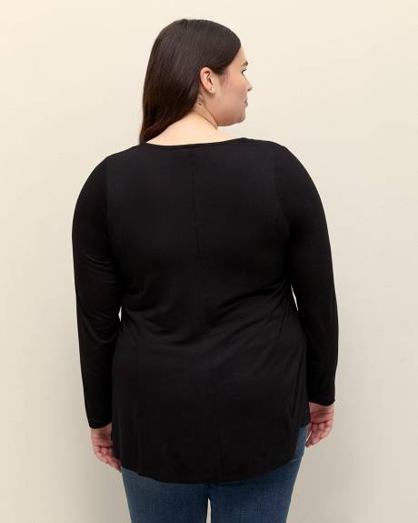 V-Neck Tunic with Princess Seams
