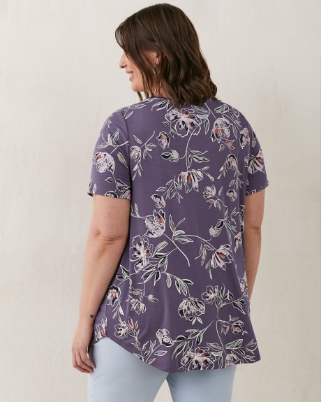 Modern Fit Short Sleeve Scoop Neck Tee, Printed - In Every Story
