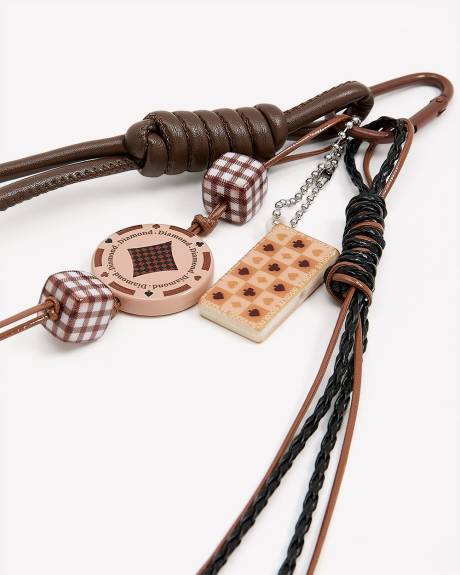 Porte-clés à plusieurs breloques