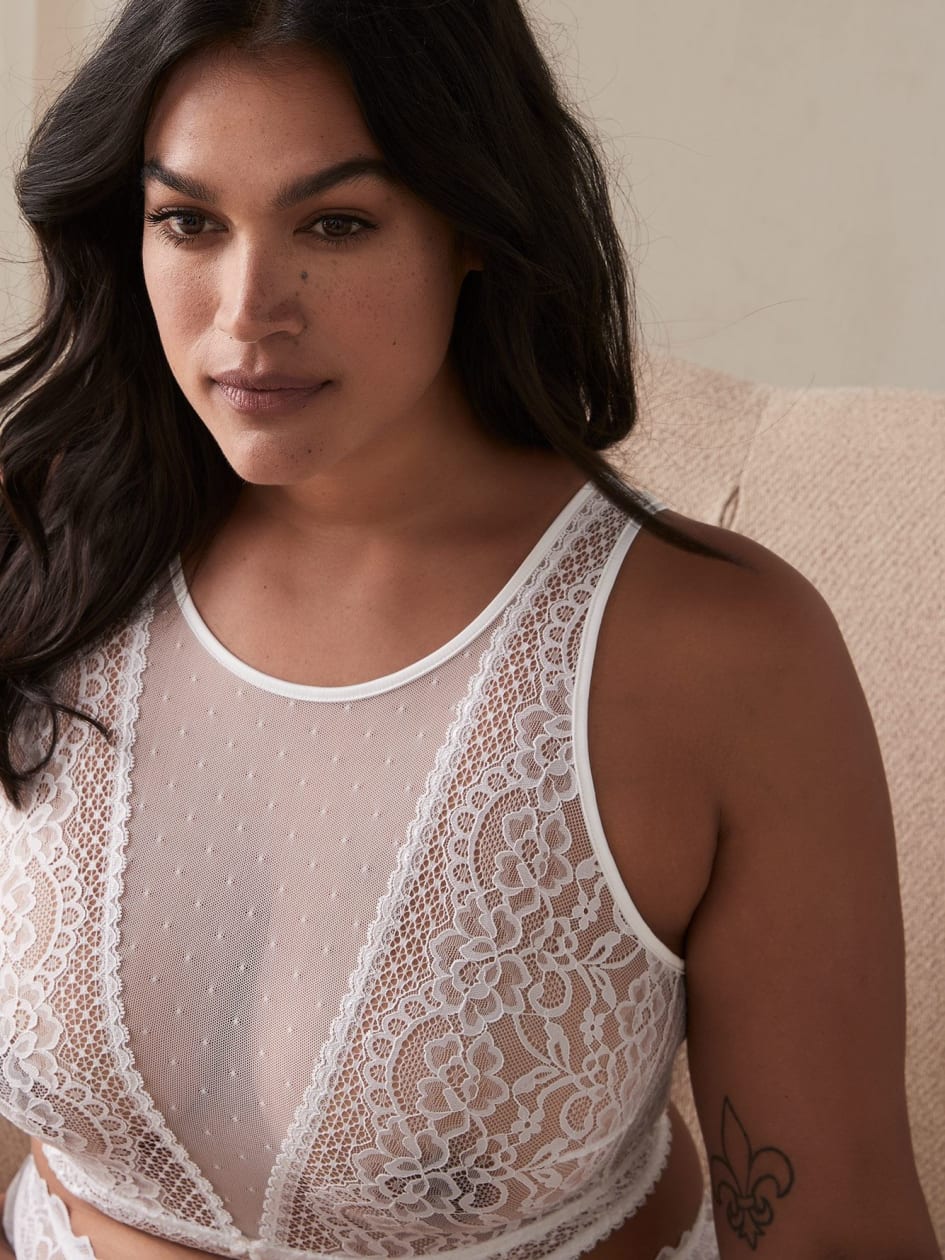 Lace Knit Bralette - ti Voglio