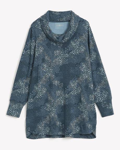 Cowl-Neck Pullover Top - Active Zone