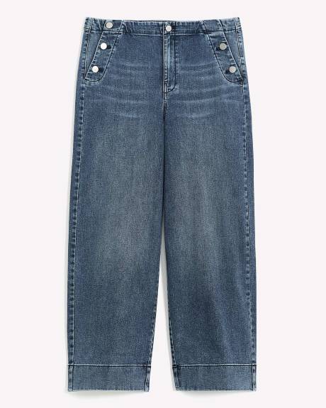 Responsible, High-Waisted Ultra Wide-Leg Sailor Jeans - Addition Elle