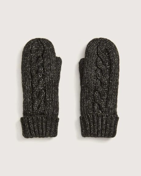 Cable Knit Wool Mittens - In Every Story