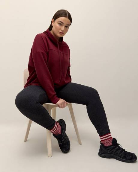 Pull en tricot gaufré avec col cheminée - Active Zone