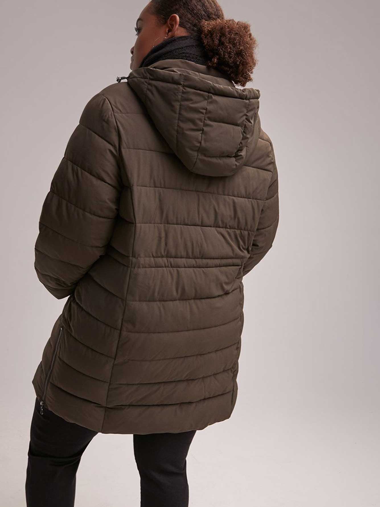 Packable Faux DownFilled Puffer Jacket with Hood In Every Story