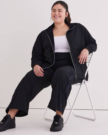 Mock-Neck Zipped Jacket - Active Zone