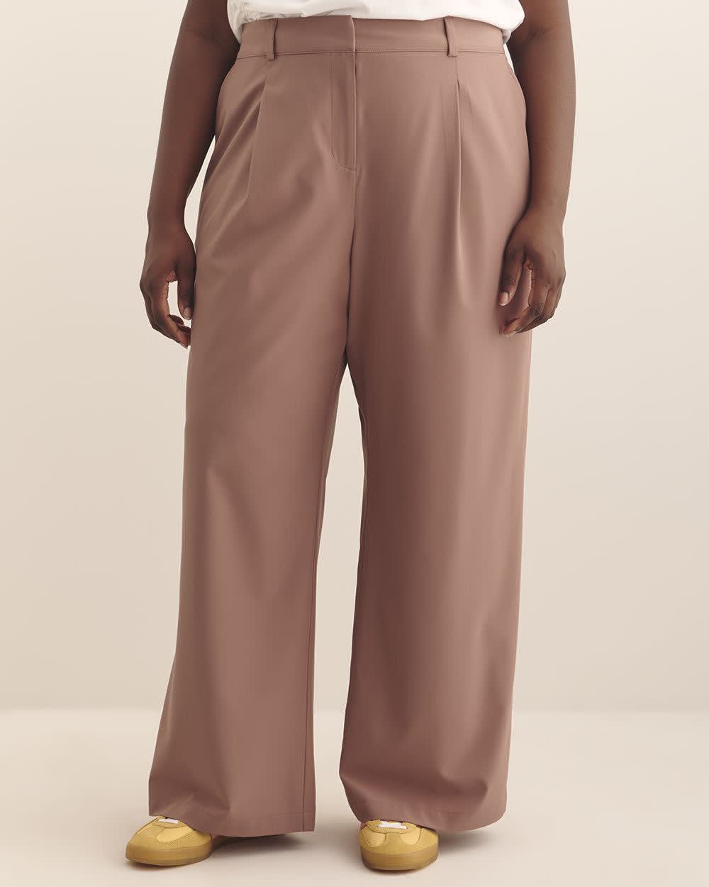 Pantalon extensible à jambe évasée, tissu responsable - Active Zone Pantalon extensible à jambe évasée, tissu responsable - Active Zone