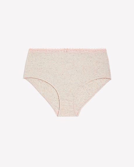 Heather Brief with Lace Waist and Bow - ti Voglio