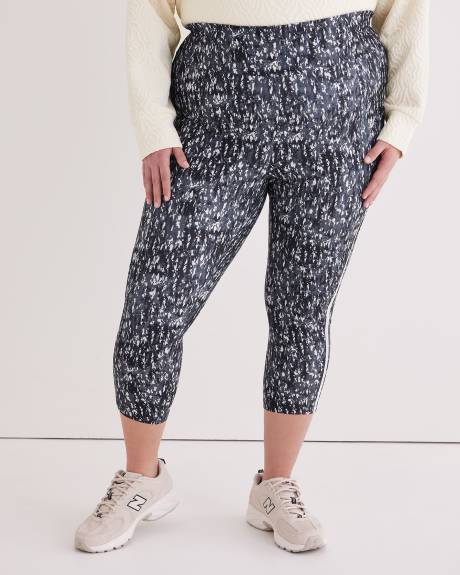 Legging capri imprimé, tissu responsable - Active Zone