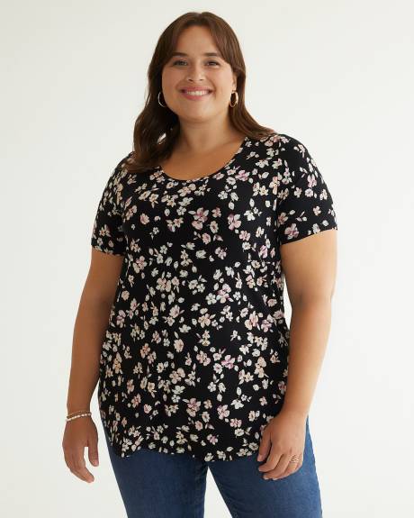 Floral Print Modern-Fit Tee - PENN. Essentials