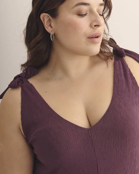 Maxi Dress with Shoulder Ties