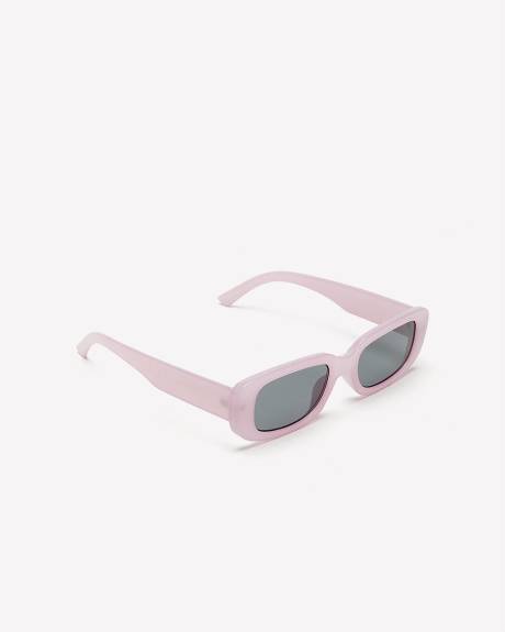 Square Frame Plastic Sunglasses
