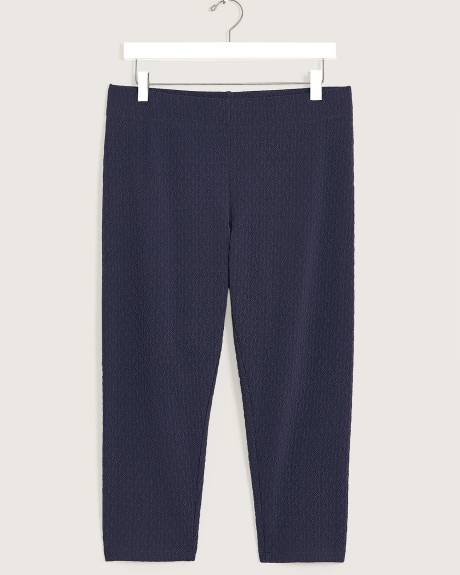 Legging capri texturé tendance