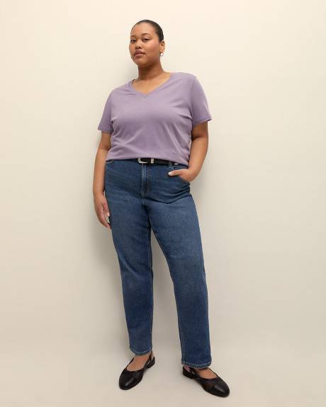 Boyfriend-Fit Short-Sleeve Tee - PENN. Essentials