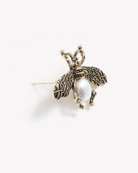 Bee Brooch with Pearl