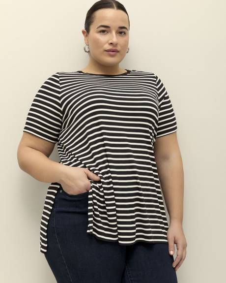 Striped Modern-Fit Tunic - PENN. Essentials