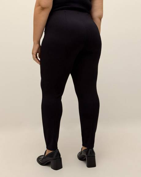 Black Ponte de Roma Skinny-Leg Sailor Pant - Addition Elle