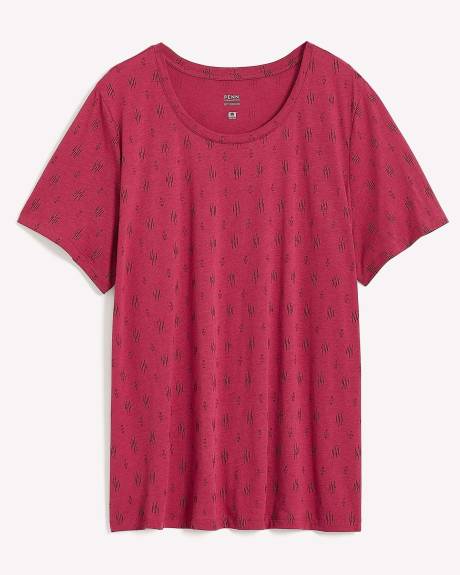 T-shirt boyfriend à col dégagé - Essentiels PENN.