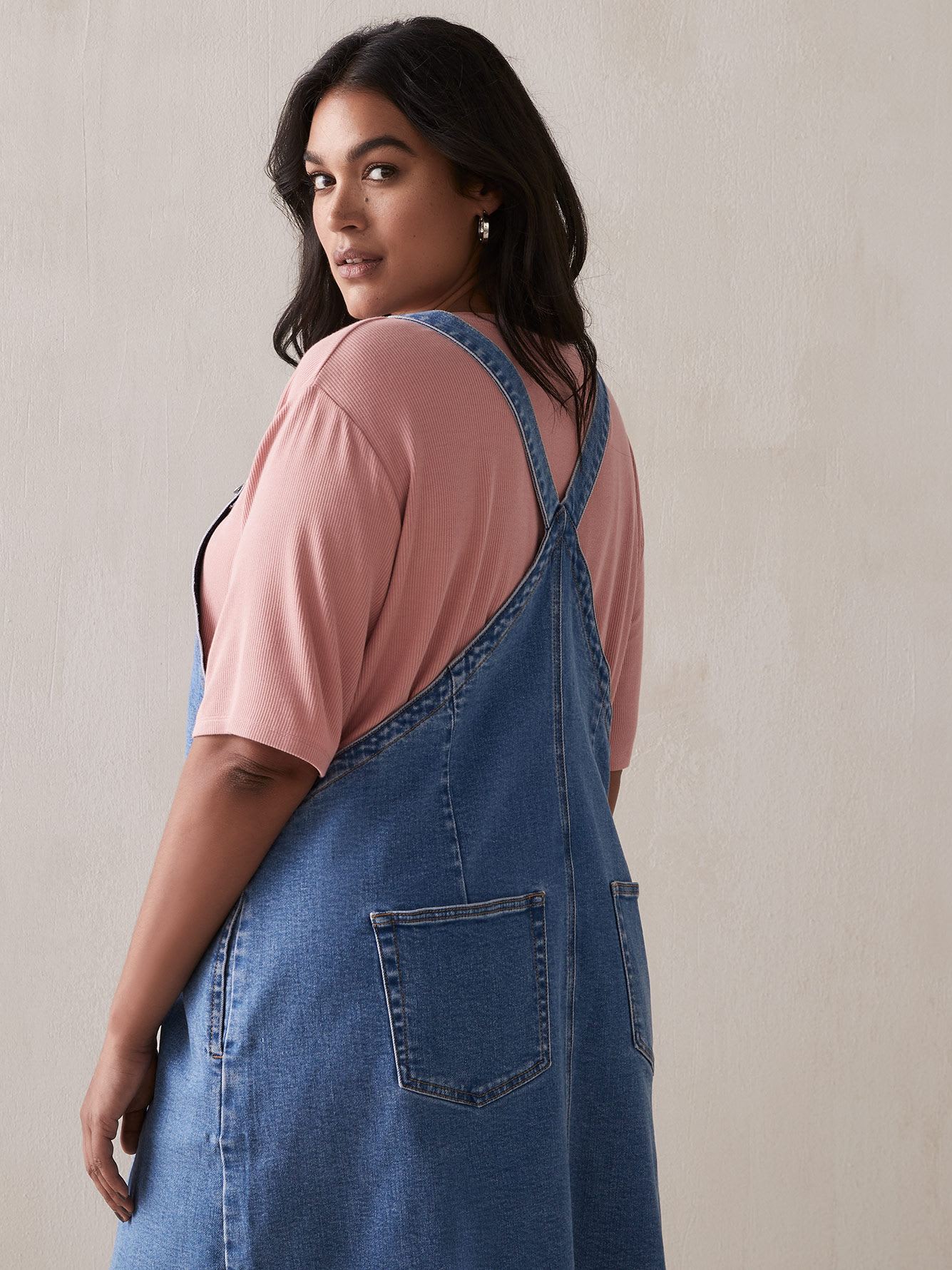 Denim Skirtall with Raw Hem Penningtons