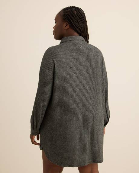 Veste de pyjama boutonnée en tricot gaufré - ti Voglio Veste de pyjama boutonnée en tricot gaufré - ti Voglio