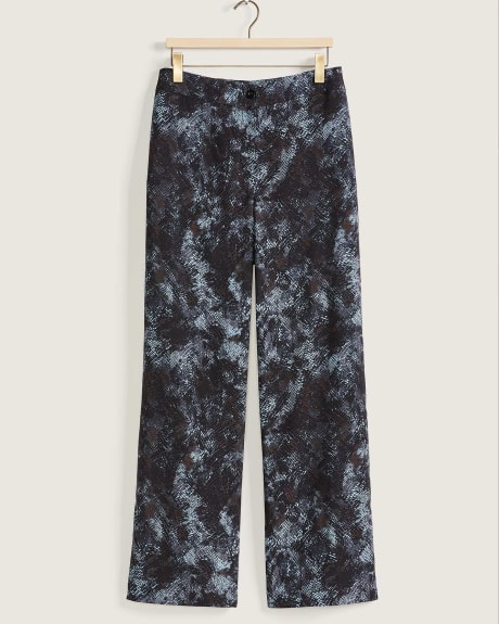 Printed High-Waisted Wide-Leg Pants - Addition Elle