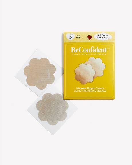 Couvre-mamelon discret, peau pâle, ens. de 3 - BeConfident Couvre-mamelon discret, peau pâle, ens. de 3 - BeConfident