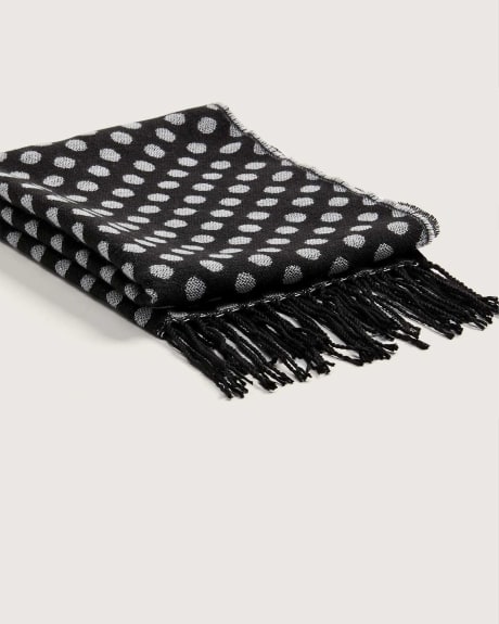Plaid Scarf With Fringes - In Every Story