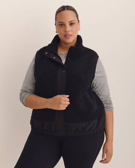 Sherpa Mock-Neck Vest - Active Zone