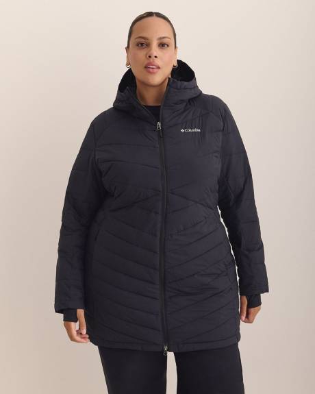 Manteau matelassé mi-long Joy Peak violet foncé - Columbia