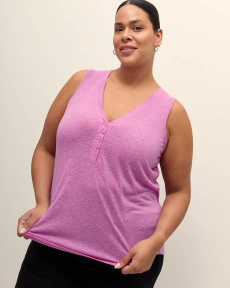 Camisole à encolure Henley - Essentiels PENN.