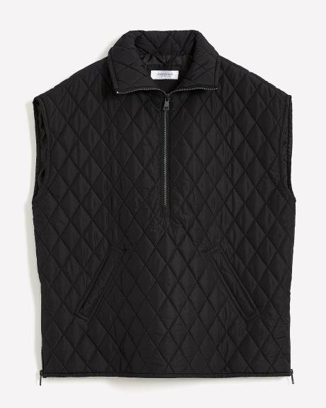 Responsible, Quilted Popover Vest - Addition Elle