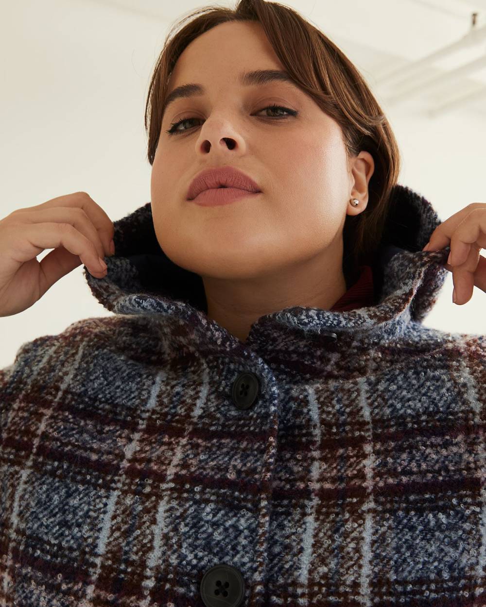 Responsible, Plaid Coat with Hood Penningtons