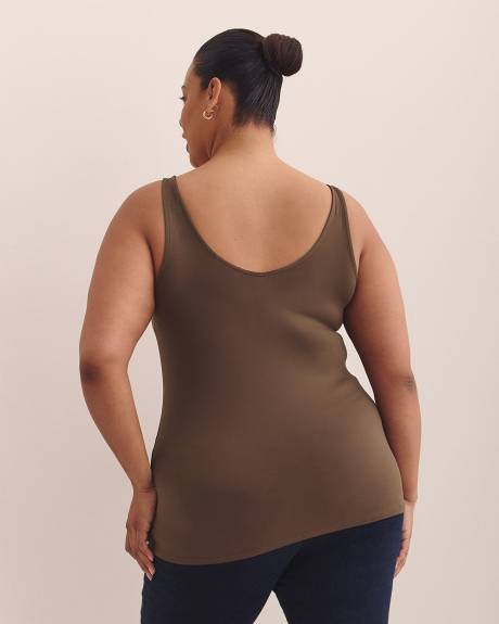 Brown Reversible Tank Top - PENN. Essentials