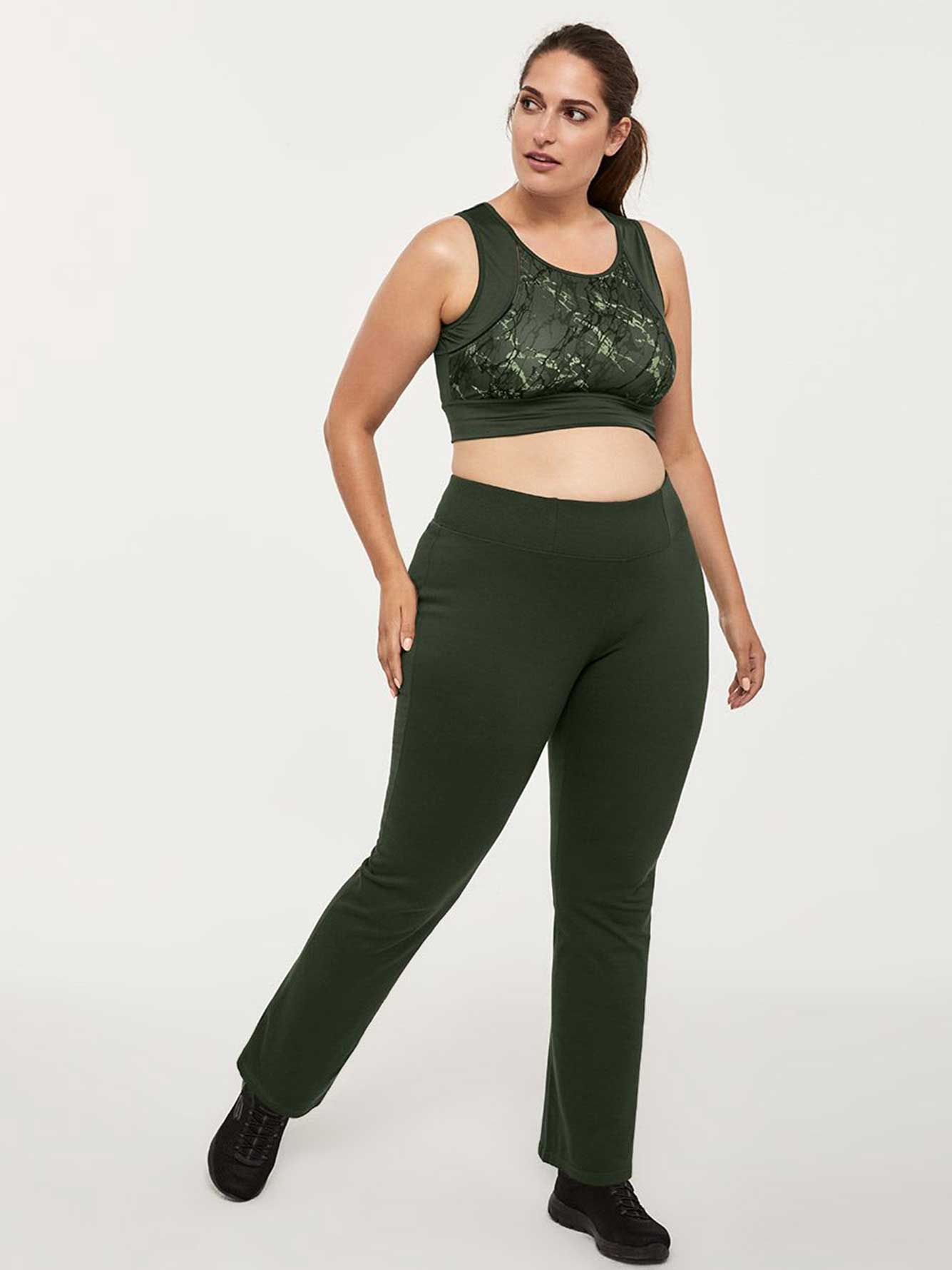 Petite PlusSize Basic Yoga Pant ActiveZone Penningtons