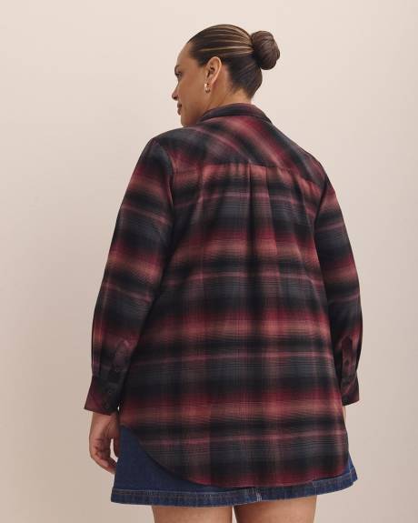 Plaid Flannel Buttoned Down Shirt