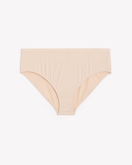 Culotte classique échancrée unie en microfibre - ti Voglio