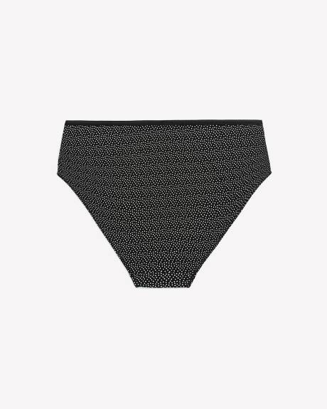 Culotte échancrée en coton avec imprimé à pois - ti Voglio