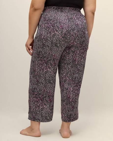Satin Straight-Leg Pajama Pants - Déesse Collection