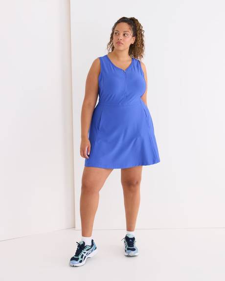 Robe sans manches avec short intégré, tissu responsable - Active Zone