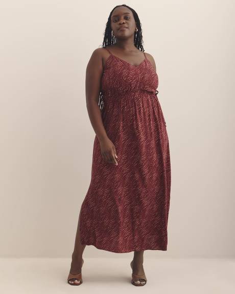 Responsible, Sweetheart Maxidress with Decorative Bows