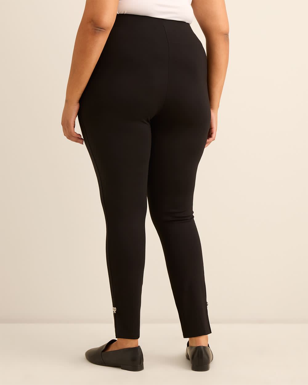Responsible, Black Ponte de Roma Legging with Bow Detail Responsible, Black Ponte de Roma Legging with Bow Detail