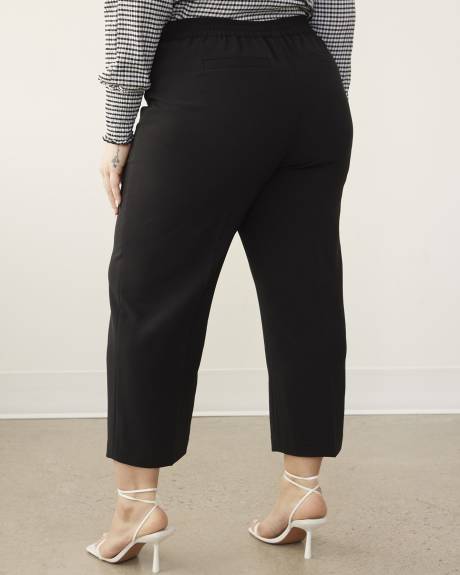 Pantalon écourté à jambe droite