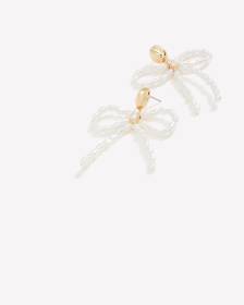 Boucles d'oreilles en forme de boucle avec perles