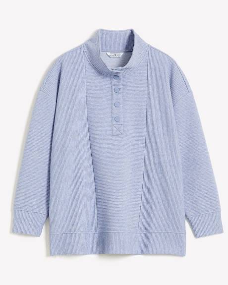 Ottoman Mock-Neck Sweatshirt - Active Zone